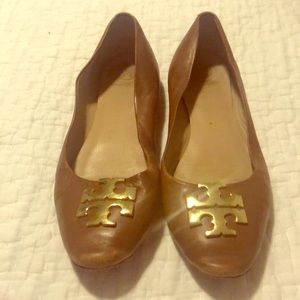 Heavily Worn Tory Burch Flats